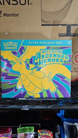 Pokemon Elite Trainer Box Mega Evolution Ascended Heroes English Dragonite ONE - Image 1