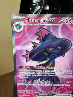 Mismagius ex #112/094 Pokemon 2025 Phantasmal Flames NM Full Art - Image 2
