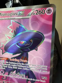 Mismagius ex #112/094 Pokemon 2025 Phantasmal Flames NM Full Art - Image 3