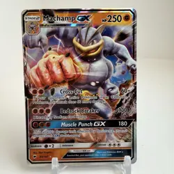 Machamp GX 64/147 Ultra Rare Holo Pokemon Burning Shadows NM - Image 1