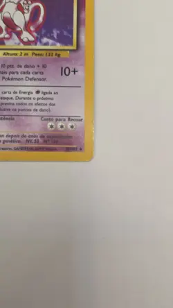 Pokemon TCG Mewtwo Base Set Holo Rare Card 10/102 Vintage LP - Image 4