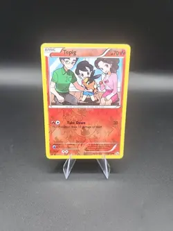 Pokemon Tepig 25/113 Legendary Treasures Reverse Holo Common Basic 70 HP - Image 1