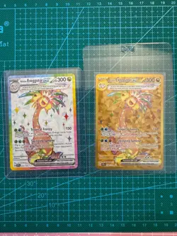 Pokemon TCG - Surging Sparks: Alolan Exeggutor Ex Ultra Rare and Hyper Rare Set - Image 1