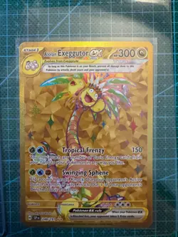 Pokemon TCG - Surging Sparks: Alolan Exeggutor Ex Ultra Rare and Hyper Rare Set - Image 2