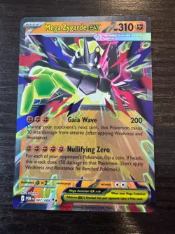 Mega Zygarde ex 047/088 Double Rare English - Pokemon TCG Perfect Order - Image 1