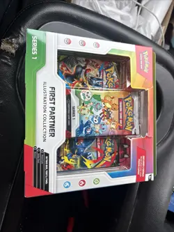 Pokemon First Partner Illustration Collection Series 1 Promo Box - Image 1