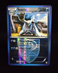 Pokemon TCG - BEARTIC - 41/135 - REVERSE HOLO - RARE - PLASMA STORM (2012) - MP - Image 1