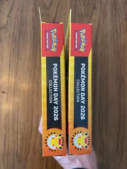 2026 Pokemon Day Pikachu Promo Box w/ 3 Phantasmal Flames Booster Packs X2! - Image 3