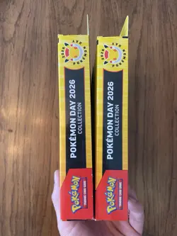 2026 Pokemon Day Pikachu Promo Box w/ 3 Phantasmal Flames Booster Packs X2! - Image 4