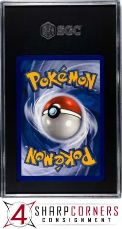 1999 POKEMON BASE #99 GRASS ENERGY POP 4 SGC 10 - Image 2