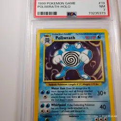 Poliwrath 13/102 Unlimited Base Set Holo, Historic Pokemon, PSA7, 3 Available - Image 4