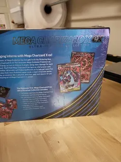 Pokemon TCG Mega Charizard X ex Ultra Premium Collection Box Damaged Box - Image 5