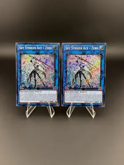 2x Yu-Gi-Oh! Sky Striker Ace=Zero DUAD-EN049 Secret Rare 1st Edition Near Mint - Image 2