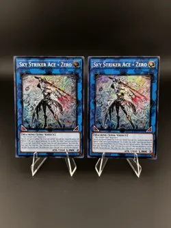 2x Yu-Gi-Oh! Sky Striker Ace=Zero DUAD-EN049 Secret Rare 1st Edition Near Mint - Image 3