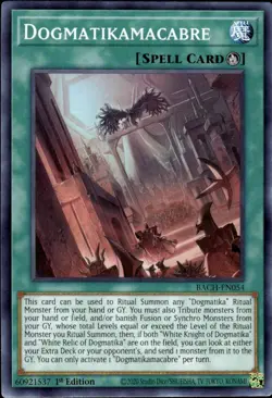 Yu-Gi-Oh! Dogmatikamacabre Common BACH-EN054 - Image 1