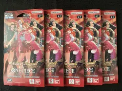 NEW One Piece EB-03 Heroines Edition Sleeved Booster Lot x5! In-hand-fast ship! - Image 1