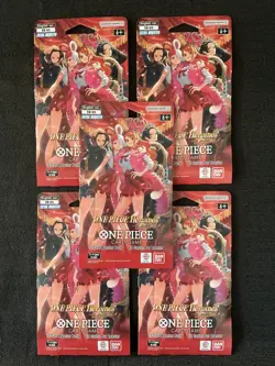 NEW One Piece EB-03 Heroines Edition Sleeved Booster Lot x5! In-hand-fast ship! - Image 2