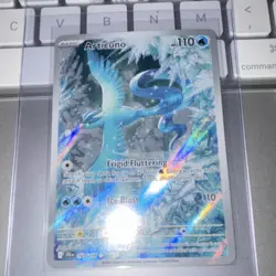 Pokemon Articuno Full Art Holo Card 161/159 SV09 Journey Together 110 HP TCG - Image 2