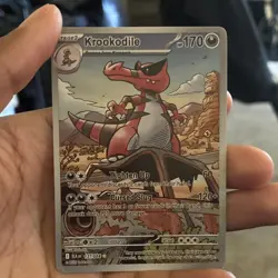 Pokemon Krookodile BLK Card Stage 2 170 HP 60 120+ Attack 137/086 - Image 1