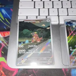 Pokemon Kangaskhan Full Art Holo Card 204/182 Illustration Rare 120 HP Beast TCG - Image 3