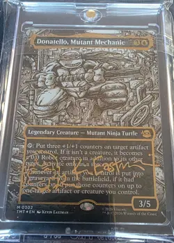Magic: The Gathering TMNT Donatello, Mutant Mechanic Autographed Card - Image 1