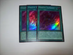 x3 YuGiOh Chaotic Elements OP30-EN011 Cards Playset Free Ship & Tracked - Image 2