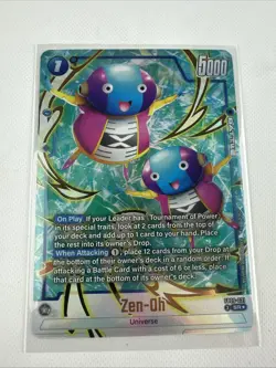 Zen-Oh FB09-031 Alternate Art Dual Evolution Dragon Ball Card English Fusion - Image 1