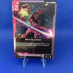 Red Gundam Foil - GD03-039 - Gundam TCG Card Game - Image 1