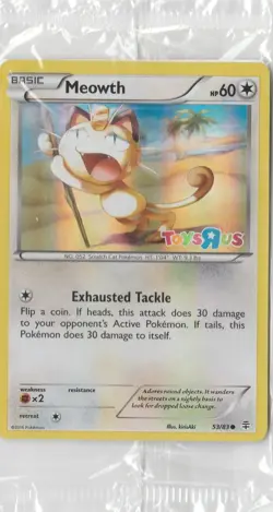 Meowth - (Toys R Us Promo) 053/083 Miscellaneous Cards & Products Holo SEALED - Image 1