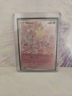 Pokemon Milcery Illustration Rare Holo Card 152/142 Sv07 Stellar Crown English - Image 1