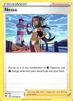 Nessa 157/185 Prize Pack Series Cards Pokemon 007015 - Image 1