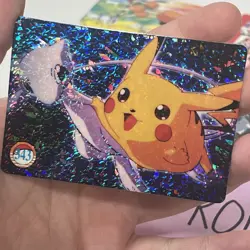 Pokemon Pocket Monsters Vending Prism Holo Foil Rare Card LOT Pikachu MEW Ash - Image 5