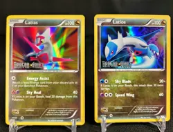 Latias 9/20 AND Latios 10/20 Stamped Holo Dragon Vault 2012 Pokemon Cards - Image 2