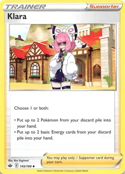 Klara (Cosmos Holo) 145/198 Miscellaneous Cards & Products Pokemon 005802 - Image 1