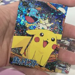 Pokemon Pocket Monsters Vending Prism Holo Foil Rare Card LOT Pikachu Dragonite - Image 4