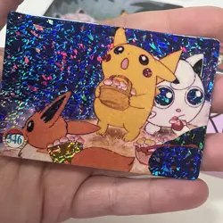 Pokemon Pocket Monsters Vending Prism Holo Foil Rare Card LOT Pikachu Squirtle - Image 3
