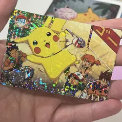 Pokemon Pocket Monsters Vending Prism Holo Foil Rare Card LOT Pikachu Squirtle - Image 4