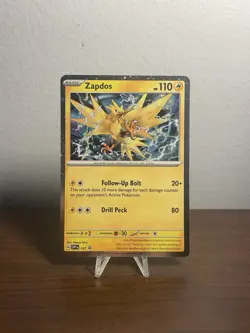 Zapdos (Cosmos Holo) Scarlet & Violet 157 Promo Pokemon Card NM - Image 1