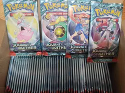 36 x JOURNEY TOGETHER Sealed BOOSTER PACKS (Box Lot) 10 Pokemon Cards Per Pack - Image 1