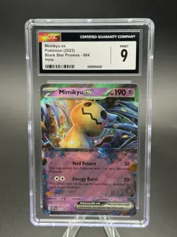 Mimikyu ex 004 Scarlet & Violet Promo Holo CGC 9 Pokemon TCG Card 2023 - Image 1