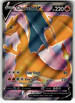 Charizard V SWSH050 SWSH: Sword & Shield Promo Cards NM Pokemon Card TCG - Image 1