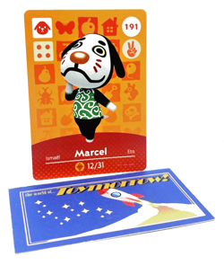 Animal Crossing Nintendo Amiibo - MARCEL #191 - Series 2 Authentic Card - Image 1