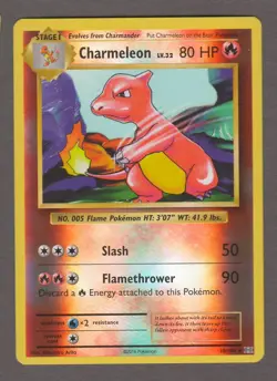 Charmeleon 10/108 Reverse Holo Pokemon XY Evolutions 2016 Uncommon Card NM - Image 1