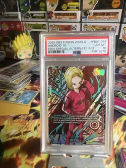 Android 18 - FB01-014 Alternate Art New Adventure Dragon Ball Super TCG Card - Image 1