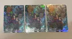 Dragon Ball Super Card Game Fusion World FP-076 Son Gohan Piccolo Promo 3 Cards - Image 1