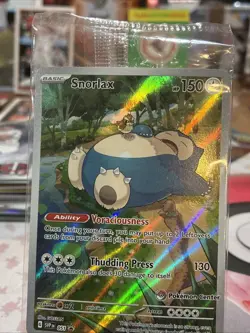 Pokemon Card Snorlax 051 Pokemon Center Black Star Promo Pokemon 151 ETB Sealed - Image 2