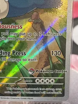 Pokemon Card Snorlax 051 Pokemon Center Black Star Promo Pokemon 151 ETB Sealed - Image 3