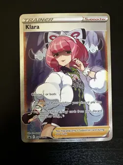 Klara Full Art Ultra Rare SWSH: Sword & Shield Promo Cards SWSH302 NM Near Mint - Image 1