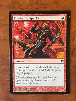Shower of Sparks MTG Magic the Gathering Card LP Lightly Played DDL - Image 1