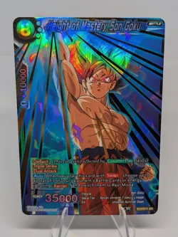 Height of Mastery Son Goku BT4-075 SR Foil Dragon Ball Super Card Game | NM - Image 1